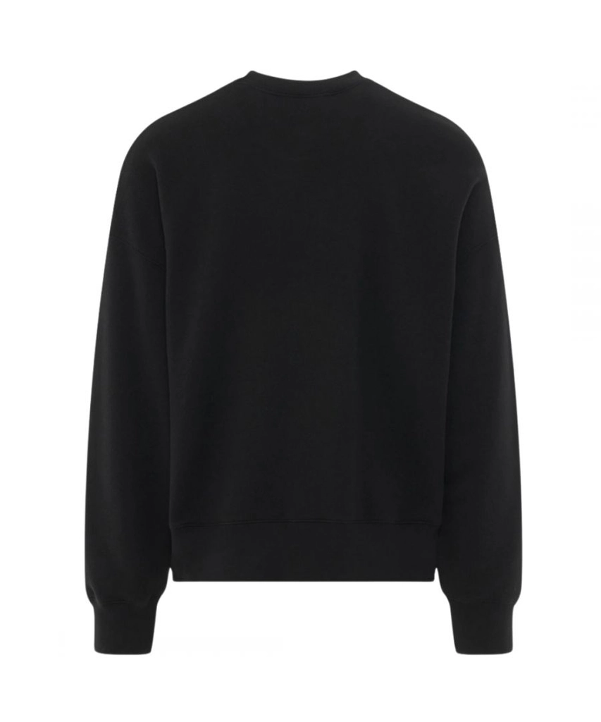 Palm Angels Mens Split Shark Logo Black Sweatshirt - Size X-Small
